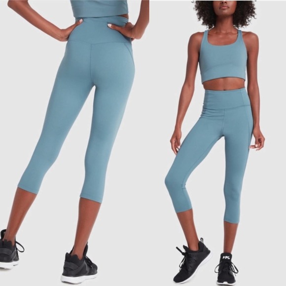 Girlfriend Collective Jade Capri High Rise Legging